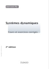 book Systèmes dynamiques : cours et exercices corrigés