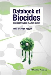 book Databook of Biocides. Biocides Included in Article 95 List