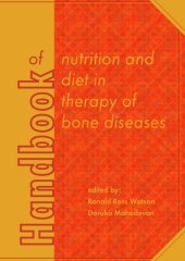 book Handbook of nutrition and diet in therapy of bone diseases