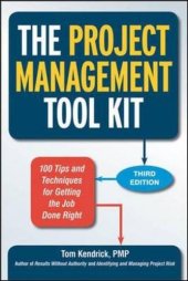 book The project management tool kit : 100 tips and techniques for getting the job done right