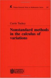 book Nonstandard Methods in the Calculus of Variations