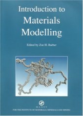 book Introduction to materials modelling