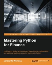 book Mastering Python for Finance