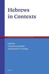 book Hebrews in Contexts