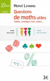 book Questions de maths utiles : soldes, sondages, loto, radars...