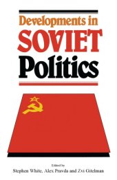 book Developments in Soviet Politics