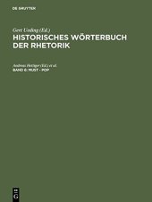 book Historisches Wörterbuch der Rhetorik, Band 6: Must - Pop