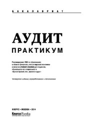 book Аудит. Практикум (для бакалавров). Учебное пособие