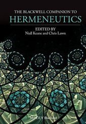 book The Blackwell Companion to Hermeneutics