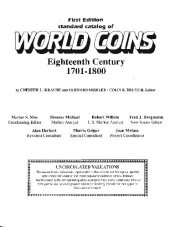 book Standard Catalog of World Coins: 1701 - 1800