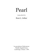 book Pearl, transcribed by Ross G. Arthur