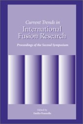 book Current Trends in International Fusion Research : Proceedings of the Second Symposium