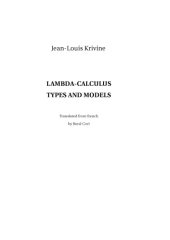 book Lambda-calculus: types and models