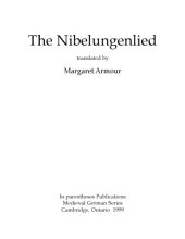 book The Nibelungenlied, translated by Margaret Armour