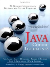 book Java Coding Guidelines: 75 Recommendations for Reliable and Secure Programs