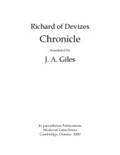 book Chronicle, translated by J. A. Giles