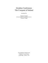 book The conquest of Ireland, translated by Thomas Forster, revised and edited with additional notes by Thomas Wright