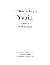 book Yvain, translated by W. W. Comfort