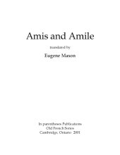 book Amis and Amile, translated by Eugene Mason