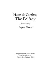 book The palfrey, translated by Eugene Mason