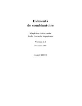 book Eléments de combinatoire