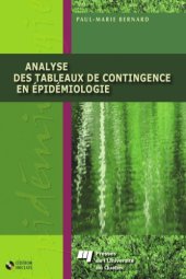 book Analyse des tableaux de contingence en épidémiologie