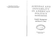 book Agendas and Instability in American Politics