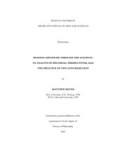 book Reading Nietzsche through the Ancients An Analysis of Becoming, Perspectivism, and the Principle of Non-Contradiction