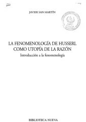 book La fenomenología de Husserl como utopía de la razón: introducción a la fenomenología