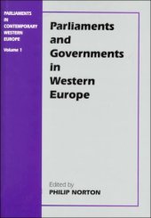 book Parliaments in Contemporary Western Europe (Library of Legislative Studies