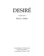 book Desiré, translated by Ross G. Arthur