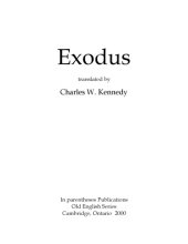 book Exodus, translated by Charles W. Kennedy