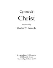 book Christ, translated by Charles W. Kennedy