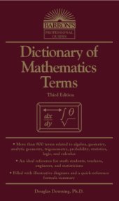 book Dictionary of Mathematics Terms