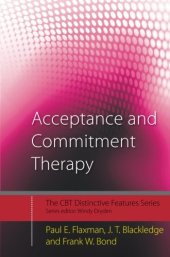 book Acceptance and Commitment Therapy: Distinctive Features