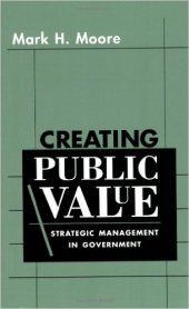 book Creating Public Value: Strategic Management in Government