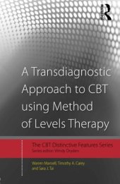 book A Transdiagnostic Approach to CBT using Method of Levels Therapy: Distinctive Features