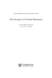 book The Geometry of Celestial Mechanics