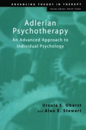 book Adlerian Psychotherapy: An Advanced Approach to Individual Psychology