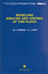 book Modelling Analysis and Control of Thin Plates