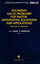 book Boundary value problems for partial differential equations and applications : dedicated to E. Magenes