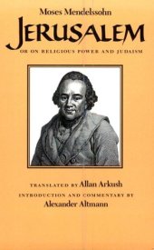 book Jerusalem: Or on Religious Power and Judaism