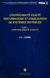 book Controlabilite exacte, perturbations et stabilisation de systemes distribues. Vol. 1: Controlabilite exacte.