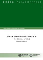 book Codex alimentarius commission, procedural manual