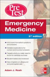 book Emergency Medicine PreTest Self-Assessment and Review, Third Edition (PreTest Clinical Medicine)