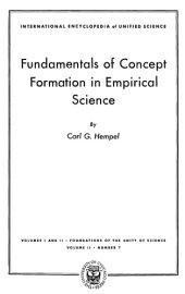 book Fundamentals of Concept Formation in Empirical Science