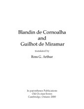 book Blandin de Cornoalha and Guilhot de Miramar, translated by Ross G. Arthur