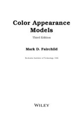 book Color Appearance Models (The Wiley-IS&T Series in Imaging Science and Technology), 3d edition