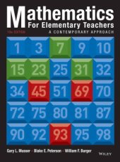 book Mathematics for Elementary Teachers  A Contemporary Approach (10th edition)