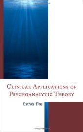 book Clinical Applications of Psychoanalytic Theory